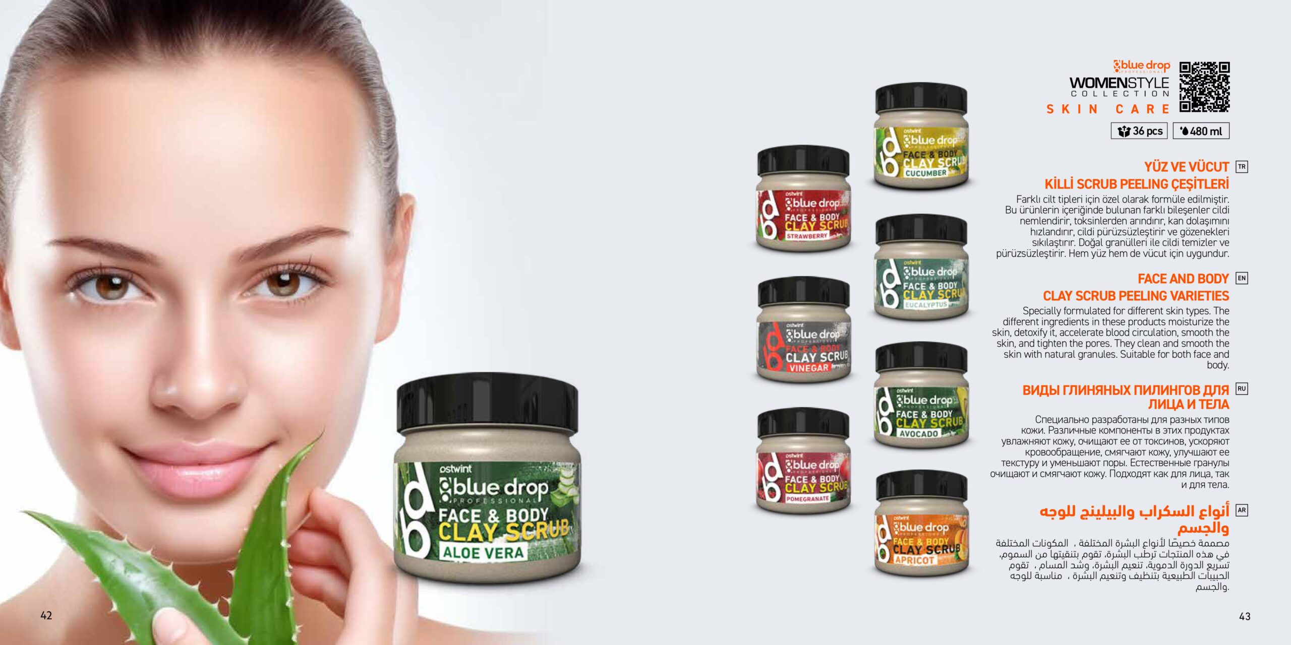 FACE AND BODY CLAY SCRUB PEELING VARIETIES FACE AND BODY CLAY SCRUB PEELING VARIETIES